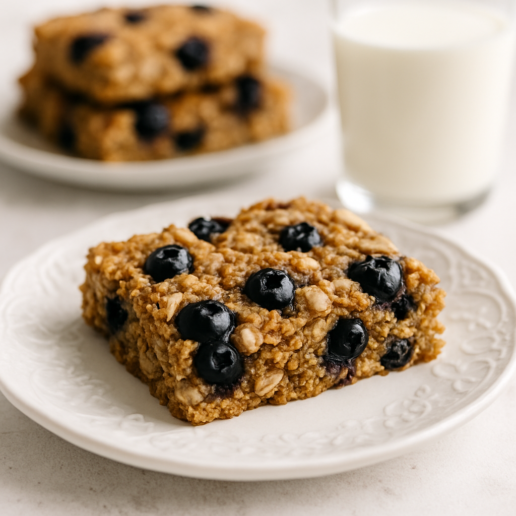Blueberry Oat Breakfast Bars