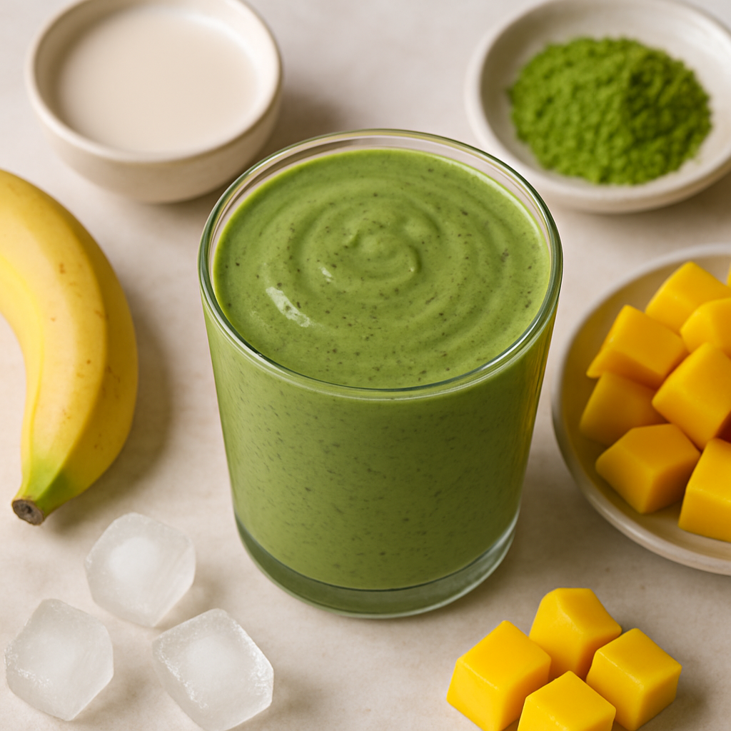 Batido de Matcha y Mango