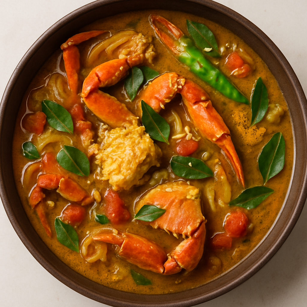 South African Indian Crab Curry