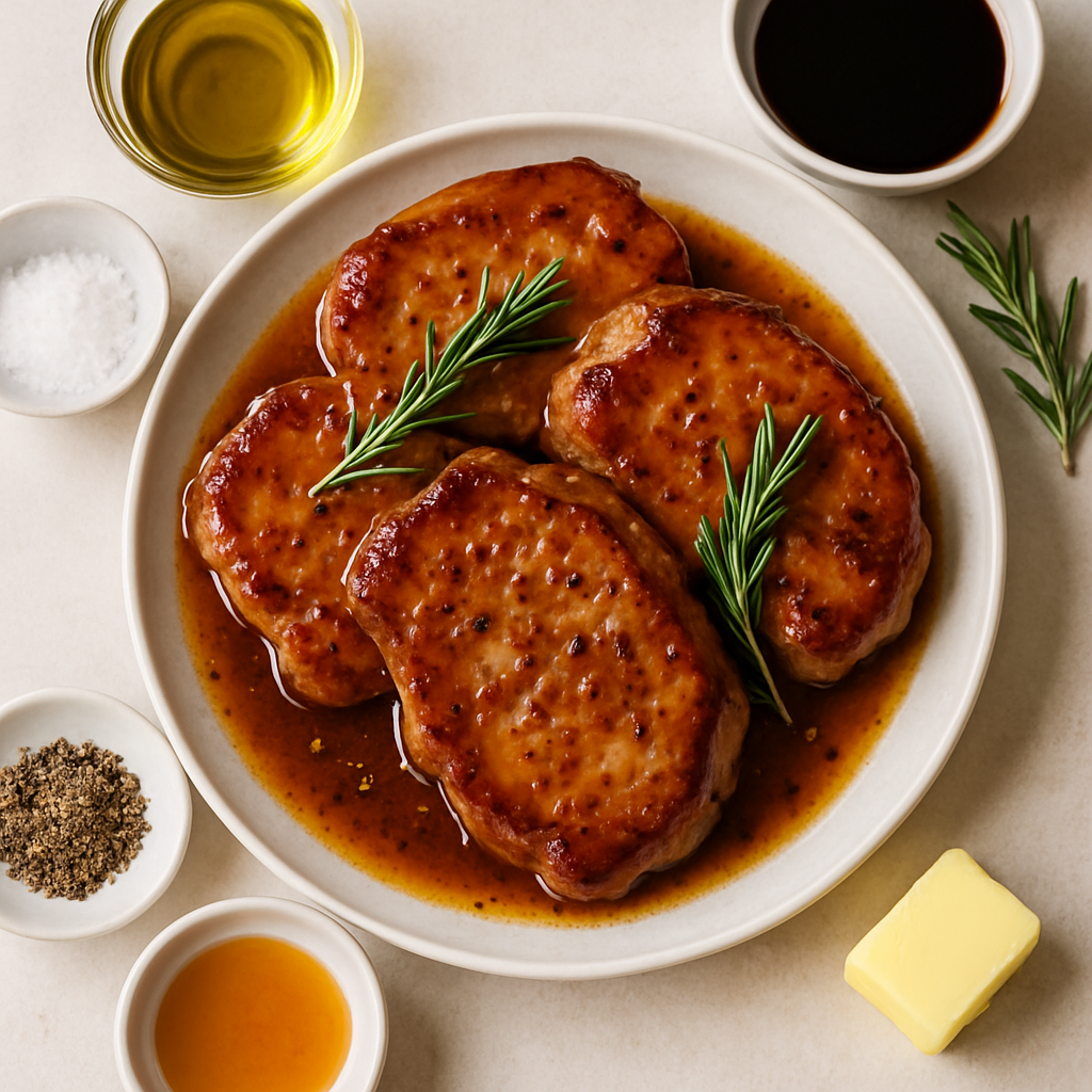 Sweet and Sour Glazed Pork Chops