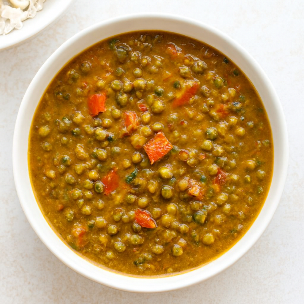 Curry de Dal de Mungo Verde Completo