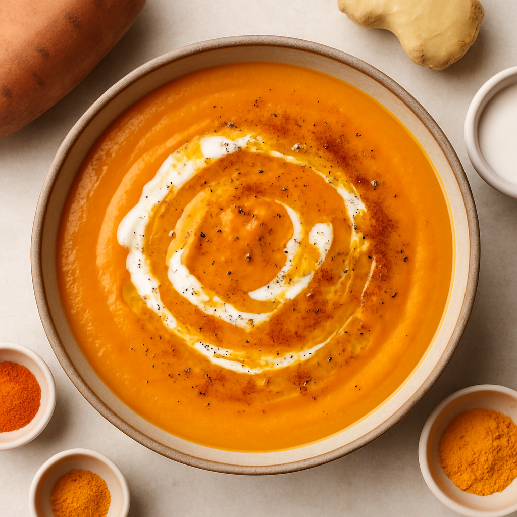 Ginger and Sweet Potato Soup