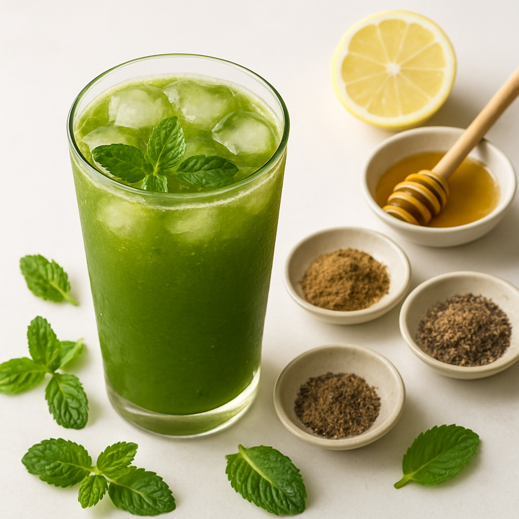 Bebida de Menta Refrescante