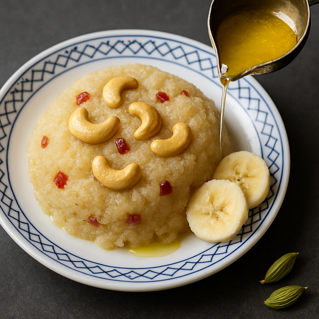 Banana Sheera for Prasad
