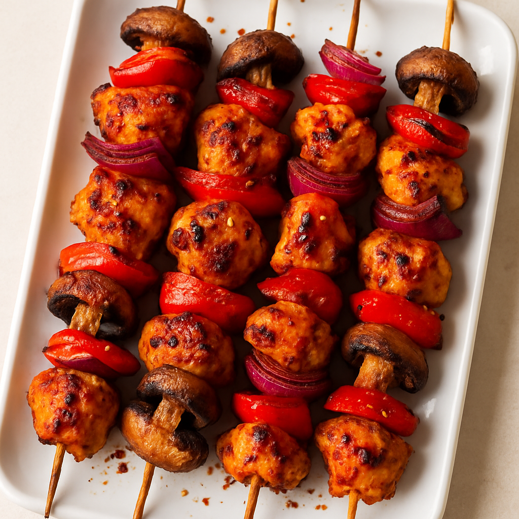 Spicy Chicken Skewers