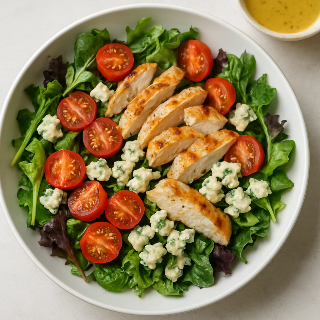 Ensalada de Pollo, Tomate y Gorgonzola