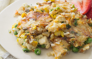 Crusty Rice with Tofu and Vegetables