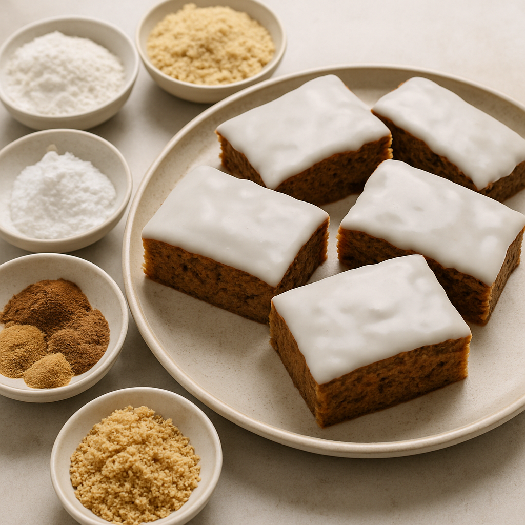Lebkuchen (Barras de Pan de Jengibre Alemán)