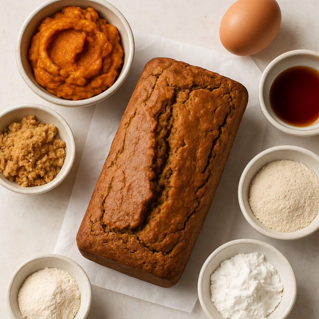Pan de Calabaza Sin Gluten