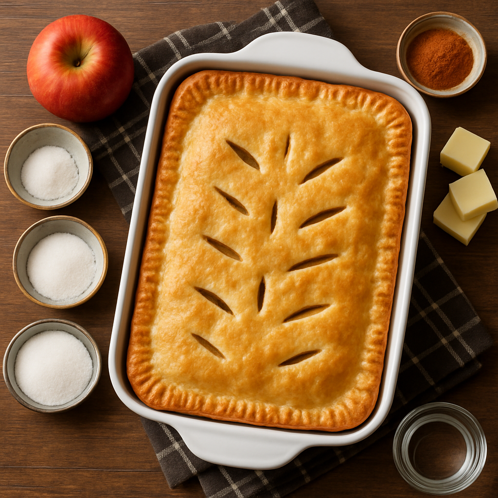 Apple Half Slab Pie