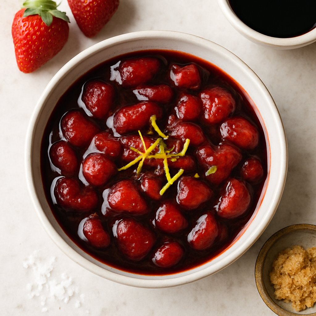 Strawberry Balsamic Sauce