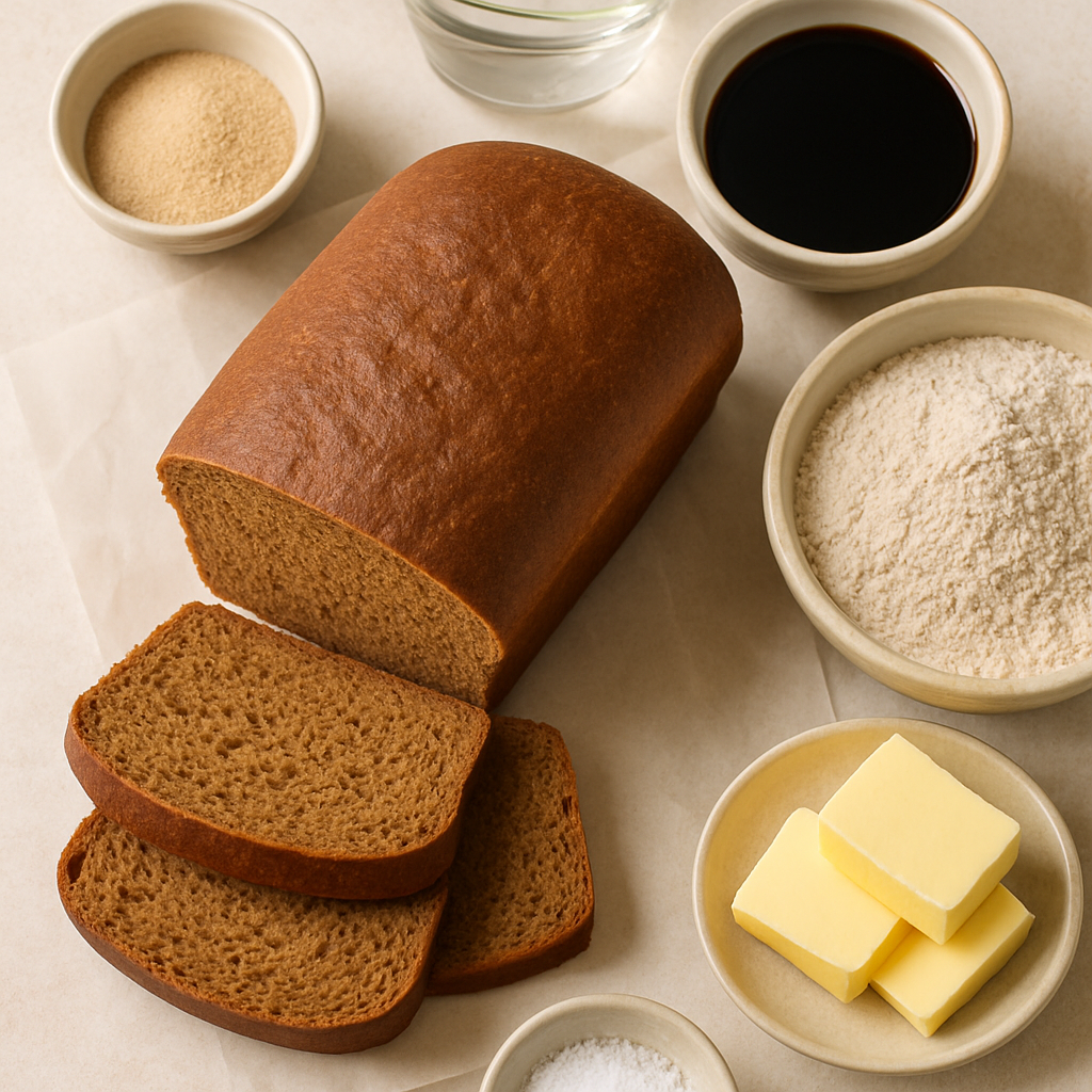 Old-Fashioned Molasses Whole Wheat Bread