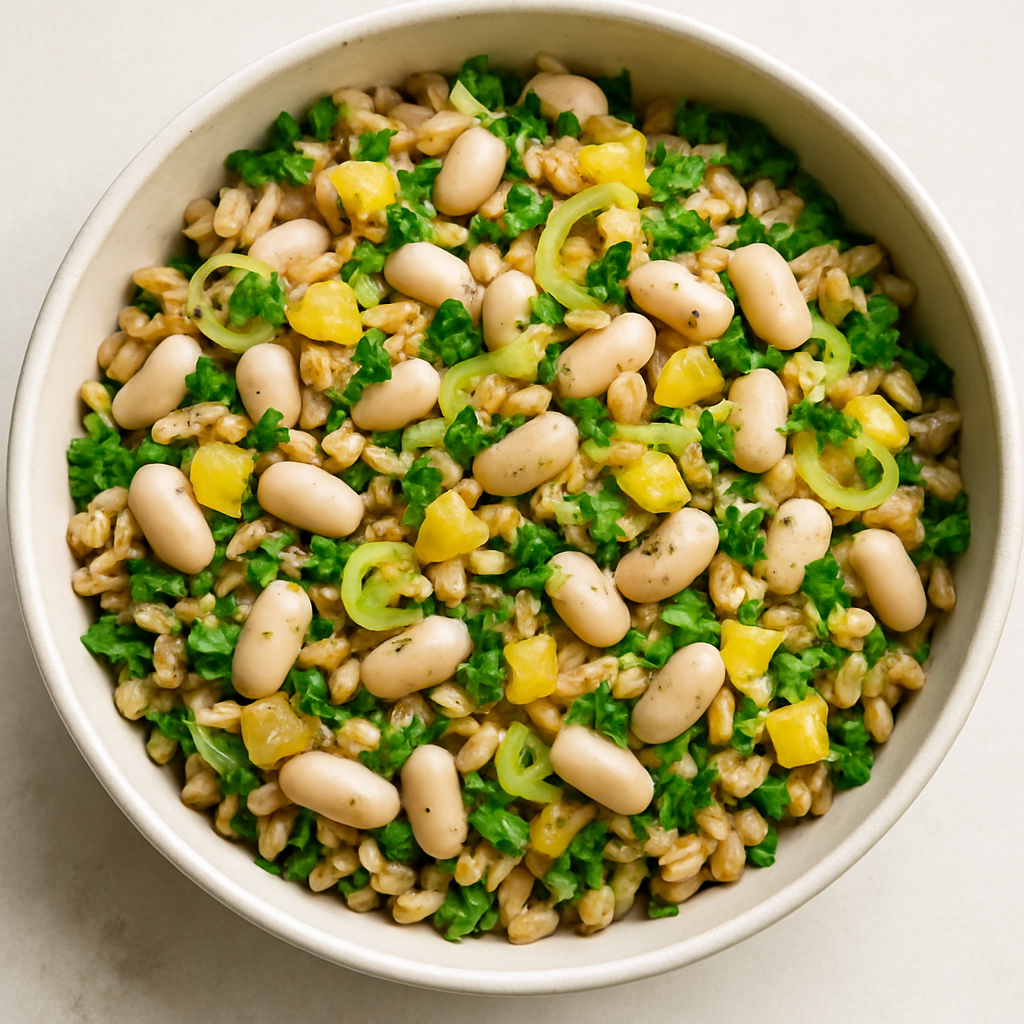 Farro, White Bean, and Preserved Lemon Salad
