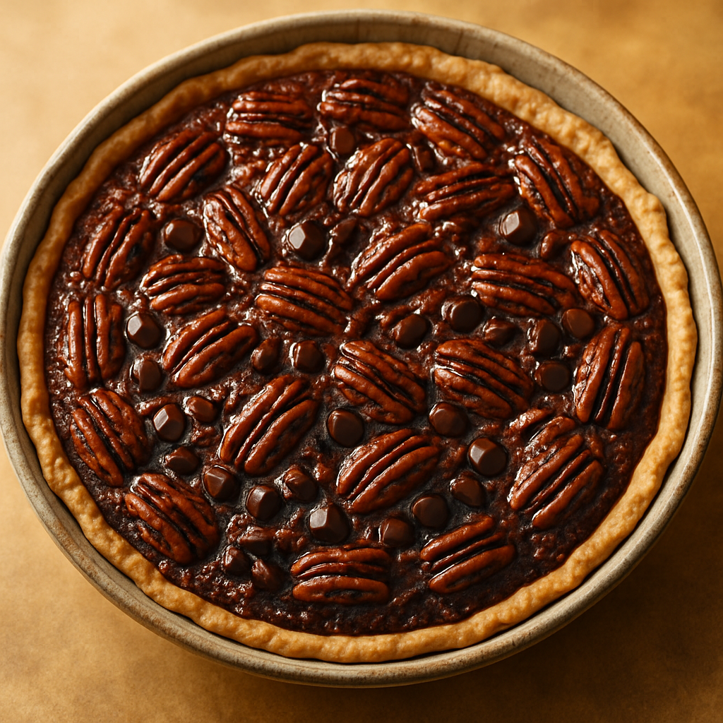 New Orleans Chocolate Bourbon Pecan Pie