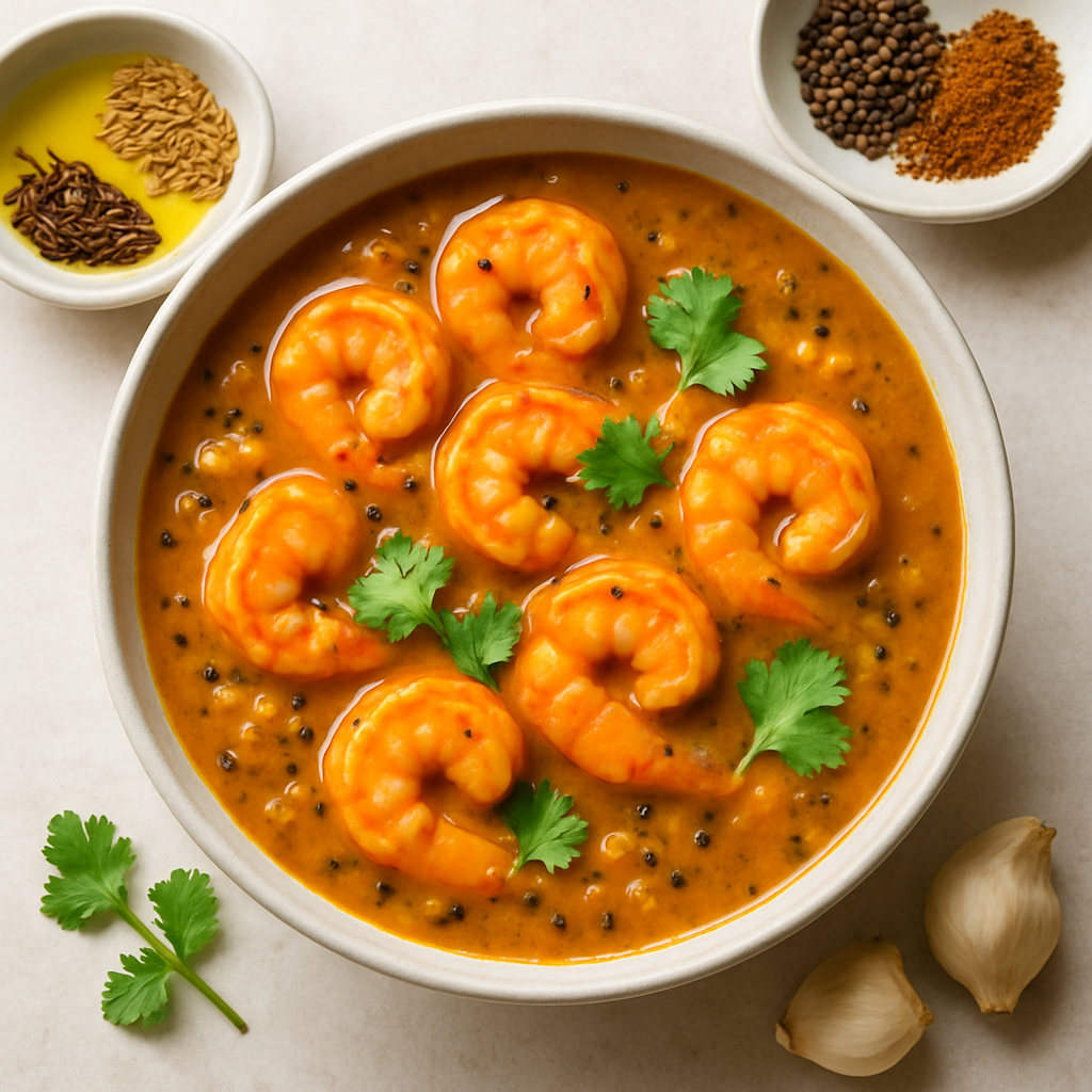 Curry de Camarones