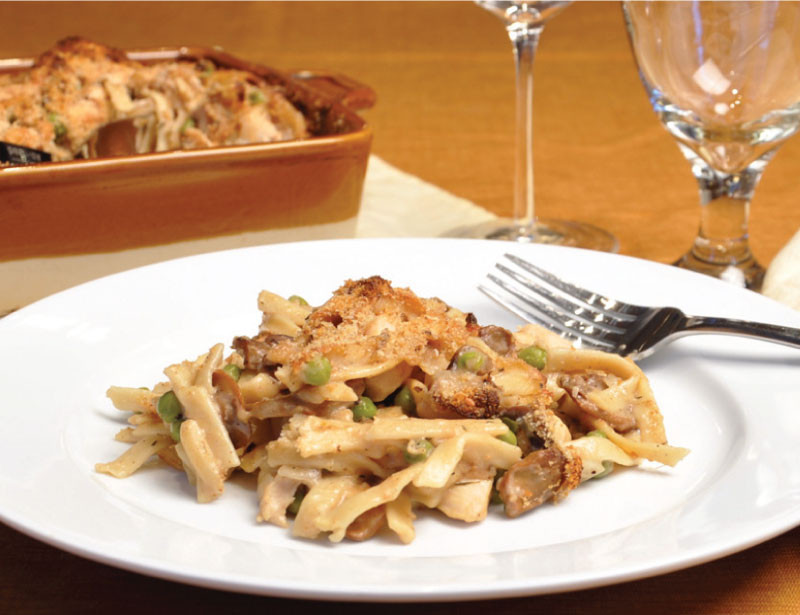 Tetrazzini de Pavo Sabroso de Eva