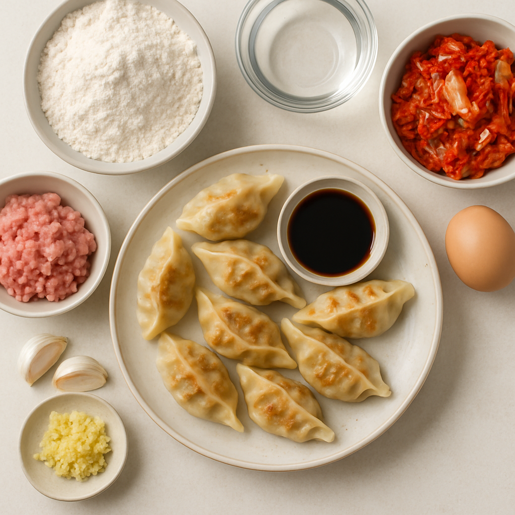 Dumplings de Cerdo y Kimchi