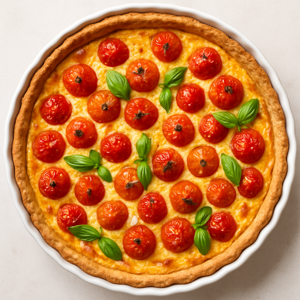 Cherry Tomato Quiche