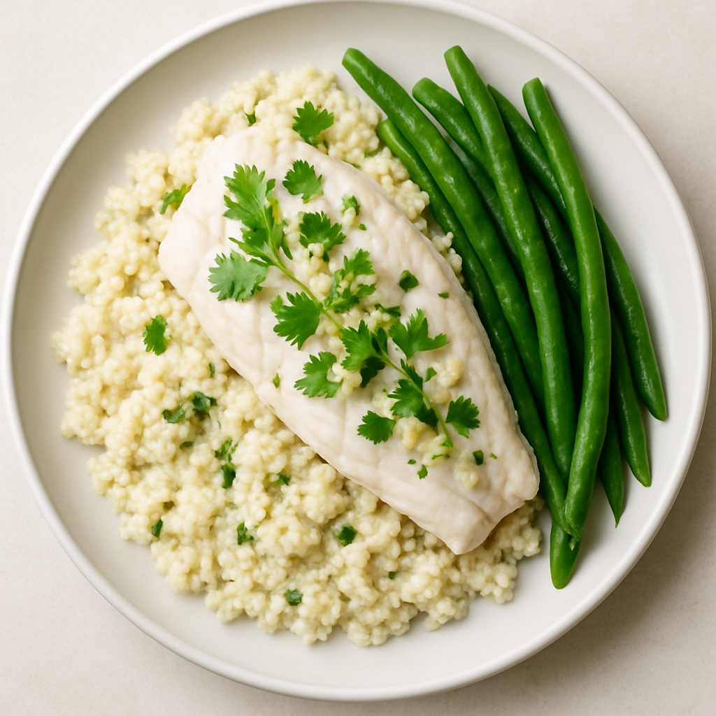 Thai-Style Fish and Creamy Couscous Packets