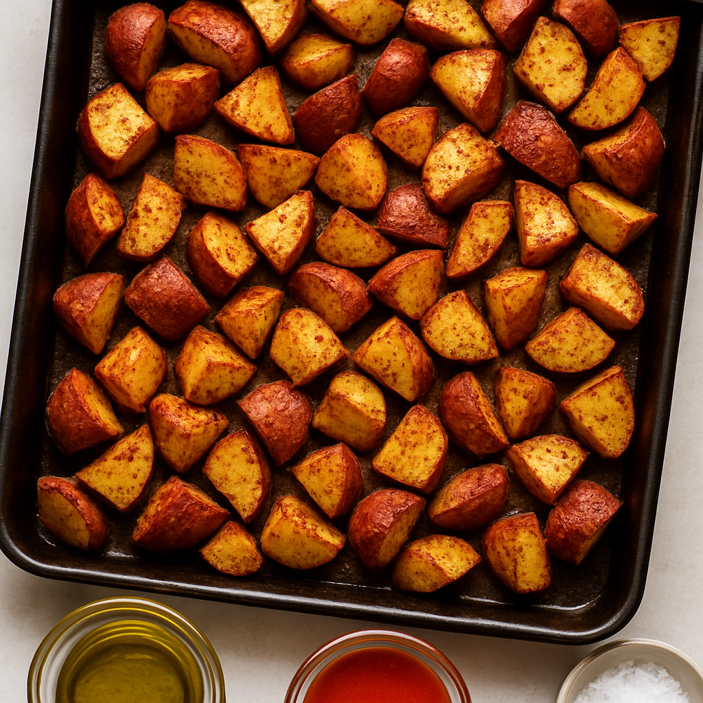 Papas Cajun Especiadas en Bandeja de 3 Ingredientes
