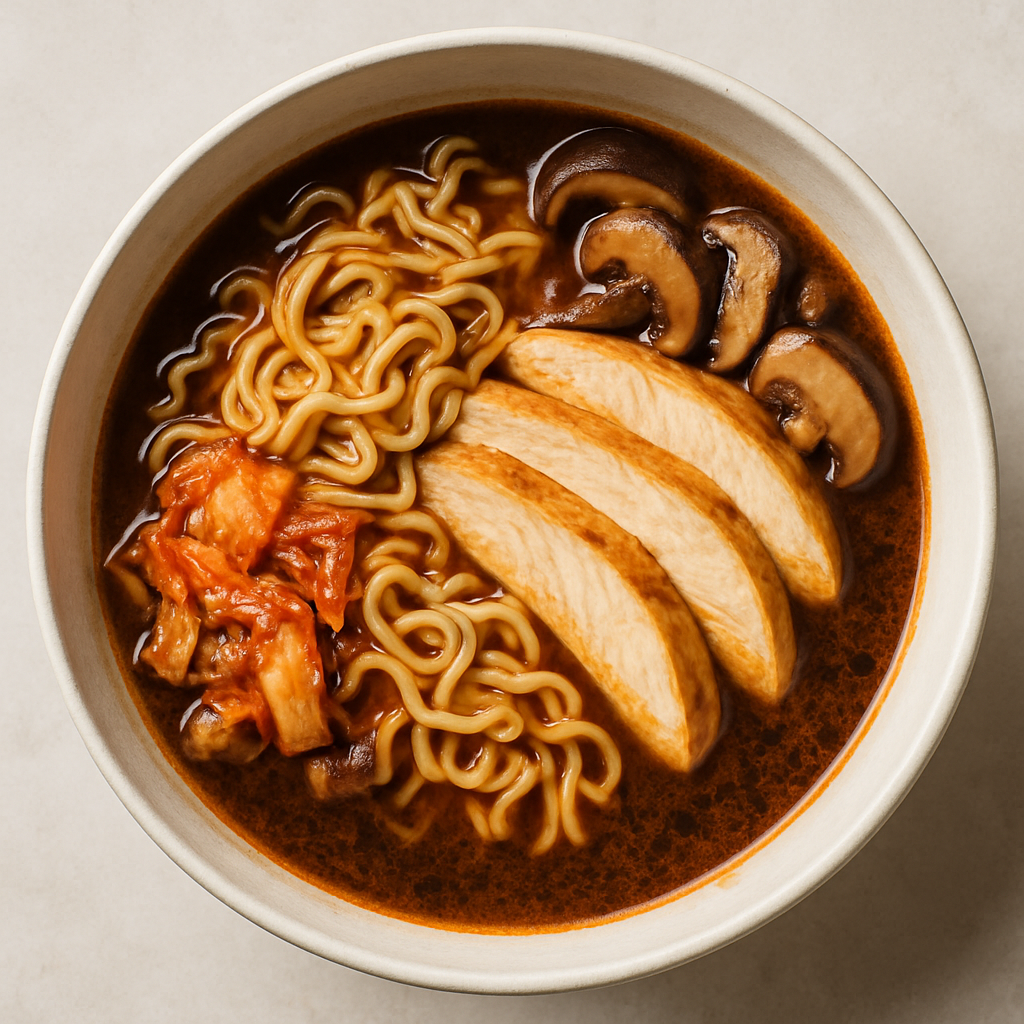 Ramen con Kimchi y Miso