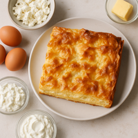 Savory Serbian Gibanica With Feta Cheese