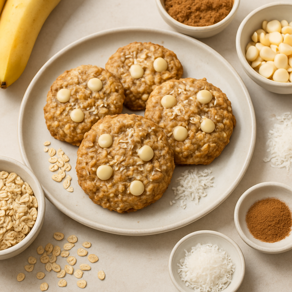 Banana Coconut Cookies