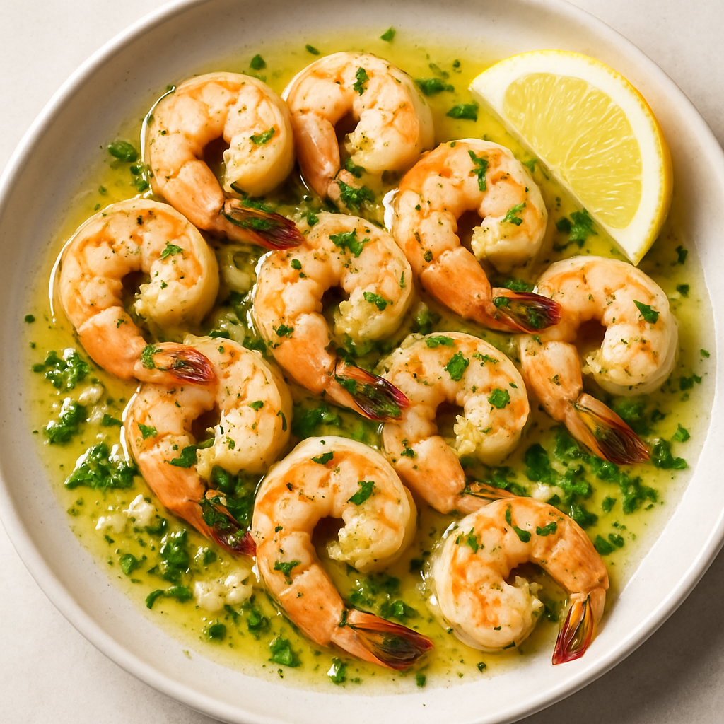 Broiled Shrimp Scampi