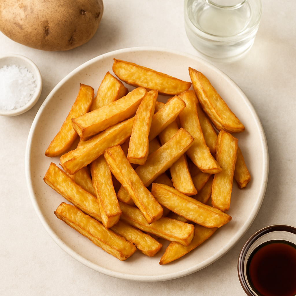 British Chips (Thick-Cut Fried Potatoes)