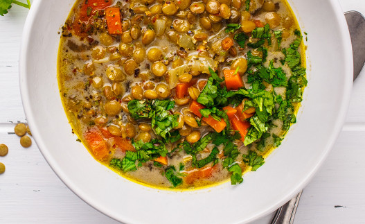Sopa de Lentejas en Olla de Cocción Lenta