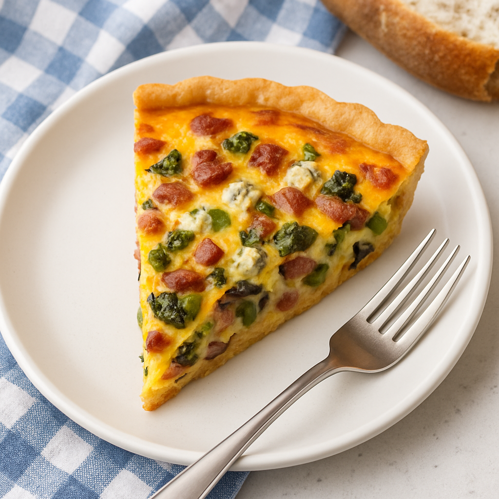Farmers Market Bacon Quiche