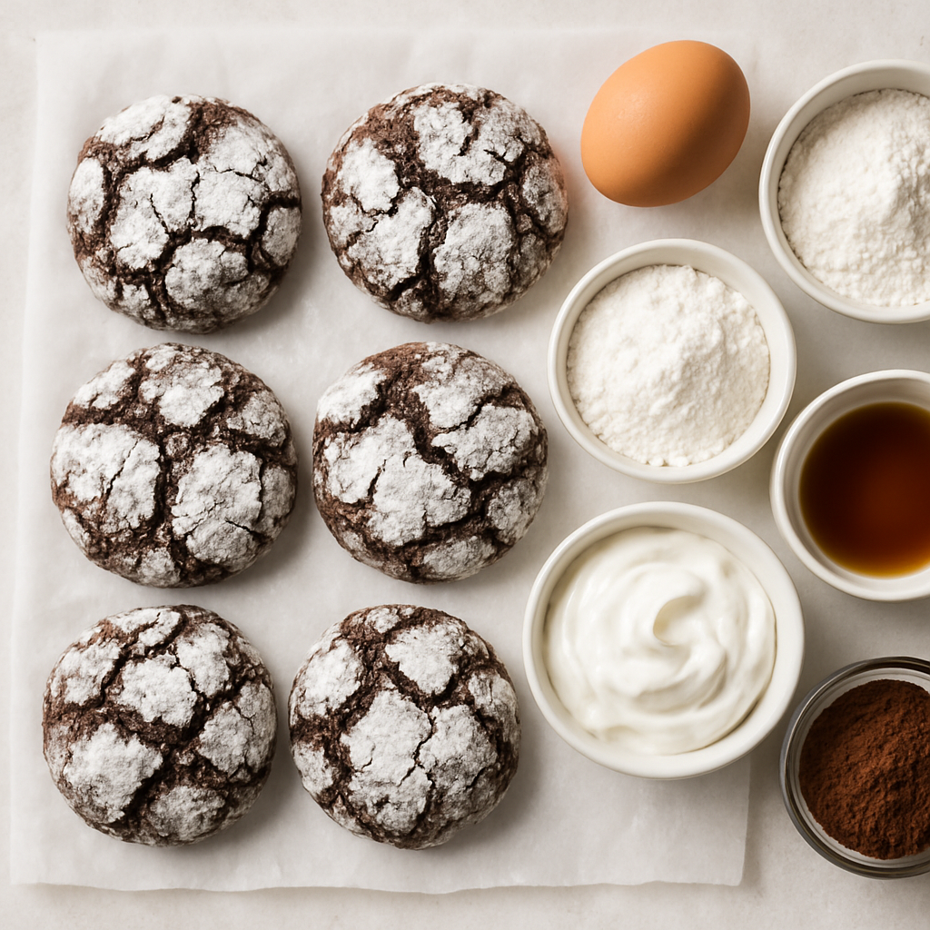 Chocolate Fudge Yogurt Cookies