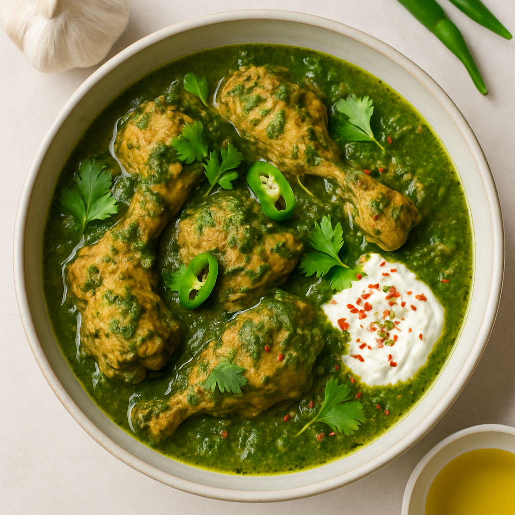 Chicken Hara Masala