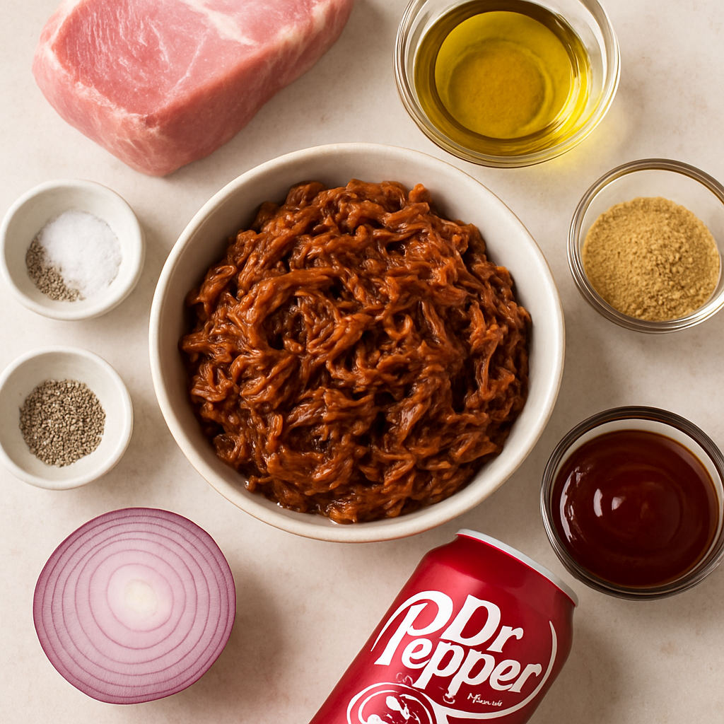 Slow Cooker Dr Pepper Pulled Pork