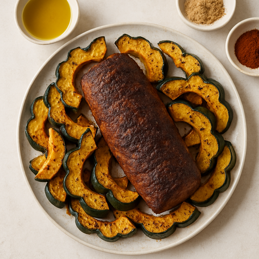 Lomo de Cerdo con Especias y Calabaza Bellota