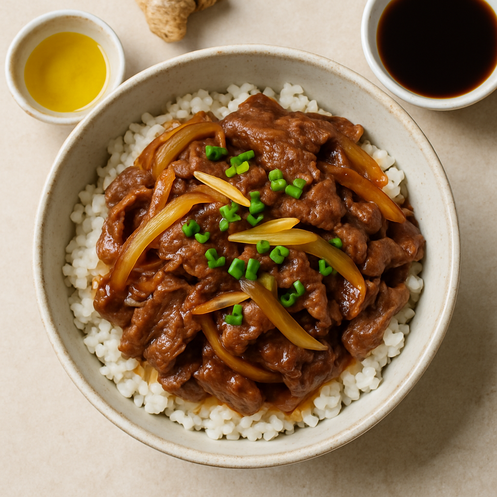 Japanese-Style Beef Bowl