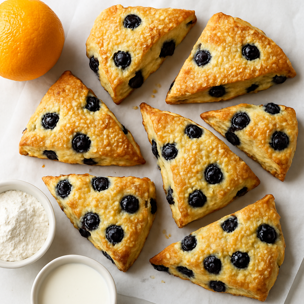 Bakery Style Blueberry Scones