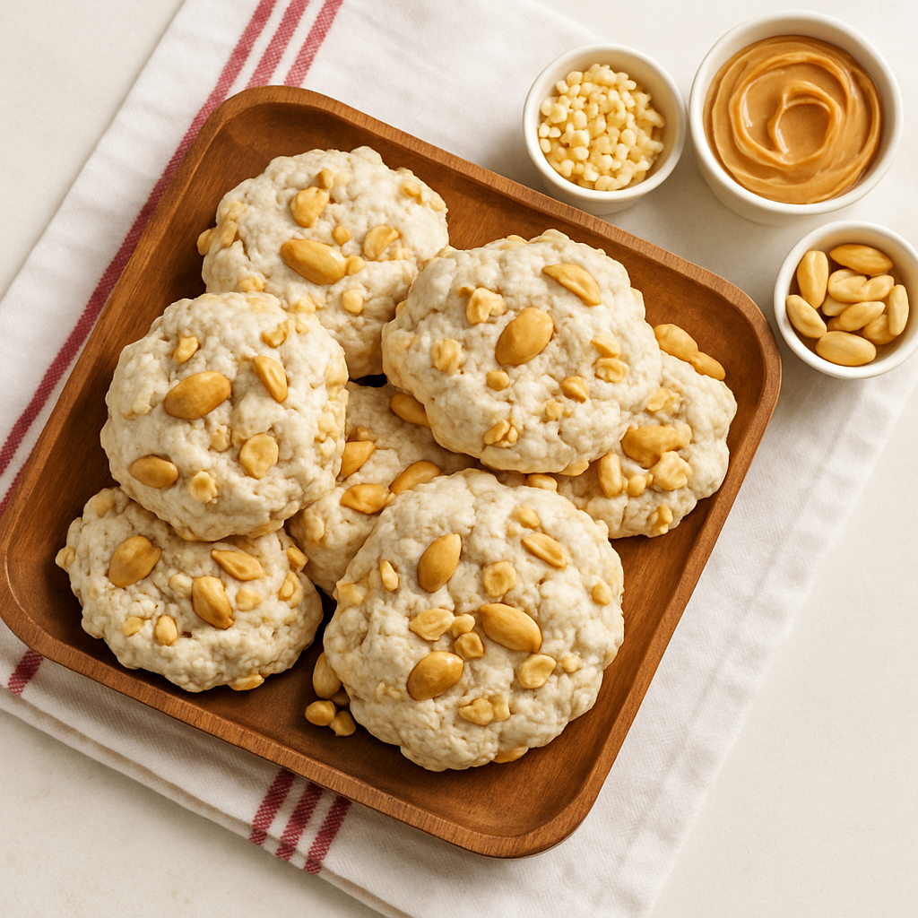 Galletas de Merengue con Mantequilla de Cacahuete