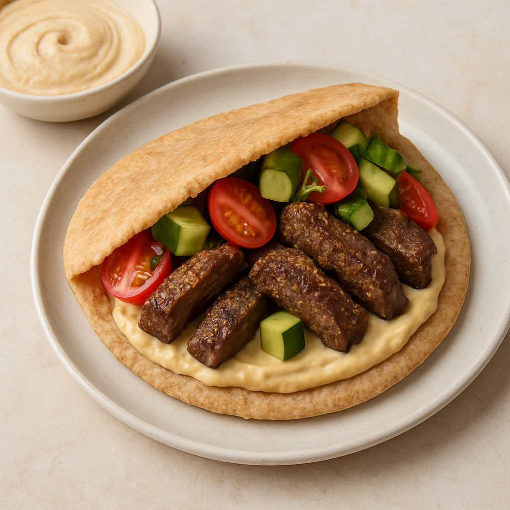 Greek-Style Beef Pita