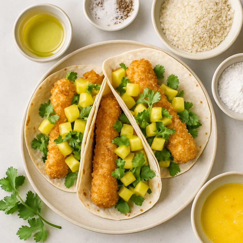 Tacos de Palitos de Pescado