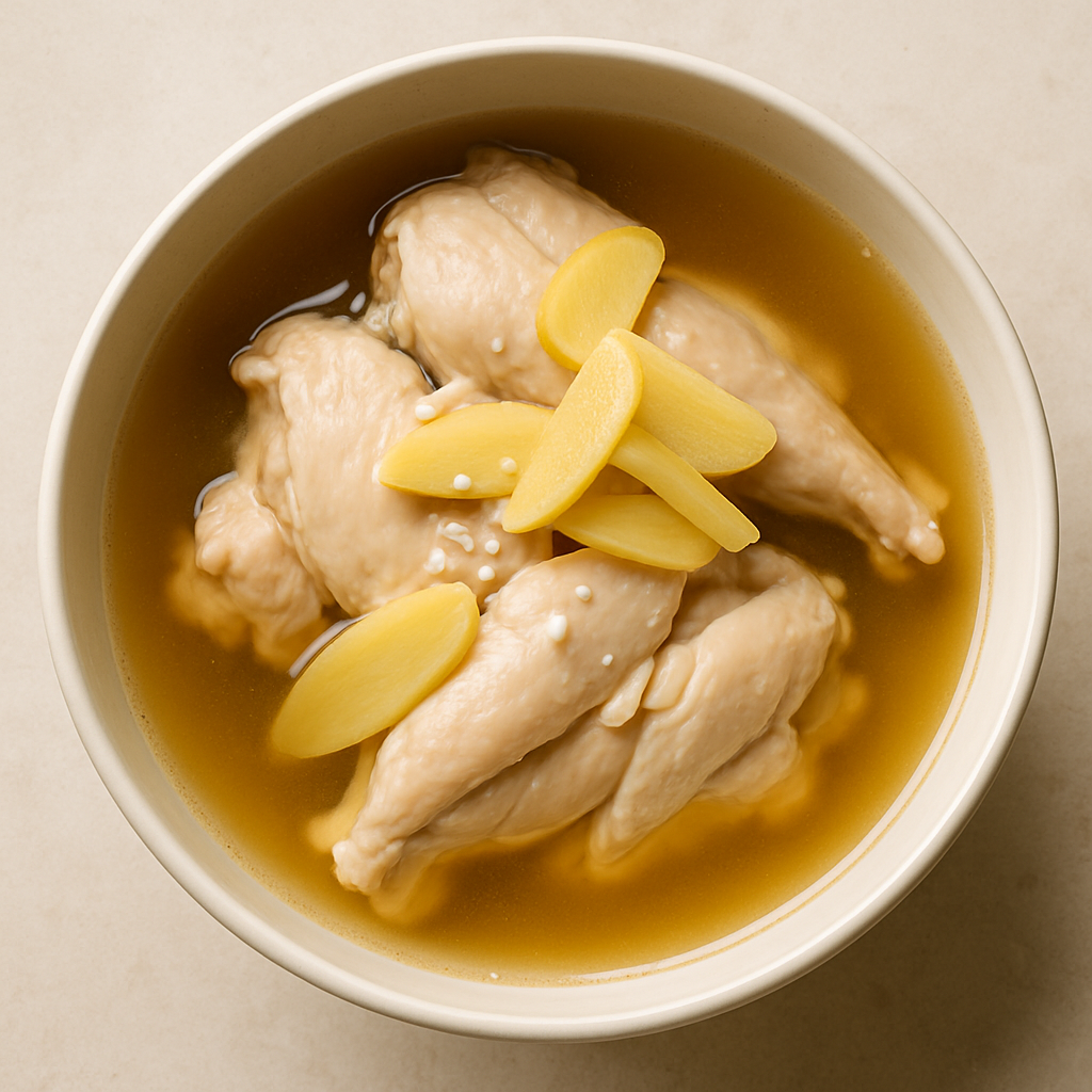 Steamed Chicken Broth