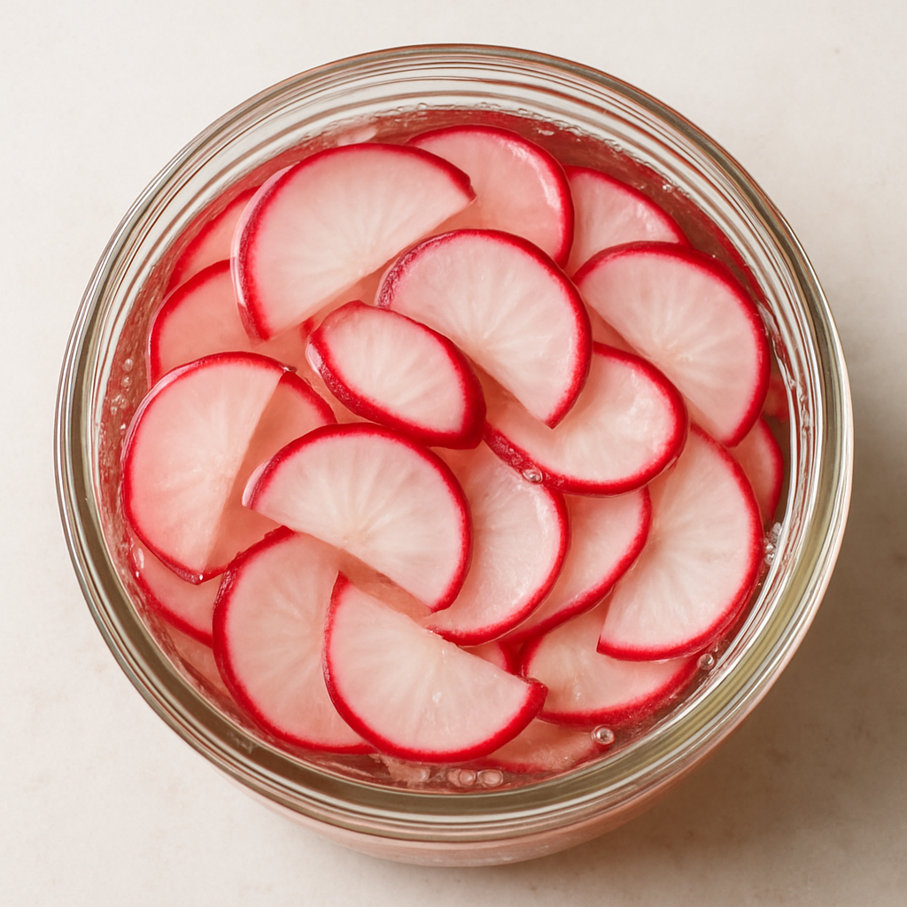 Rodajas de Rábano Fermentadas