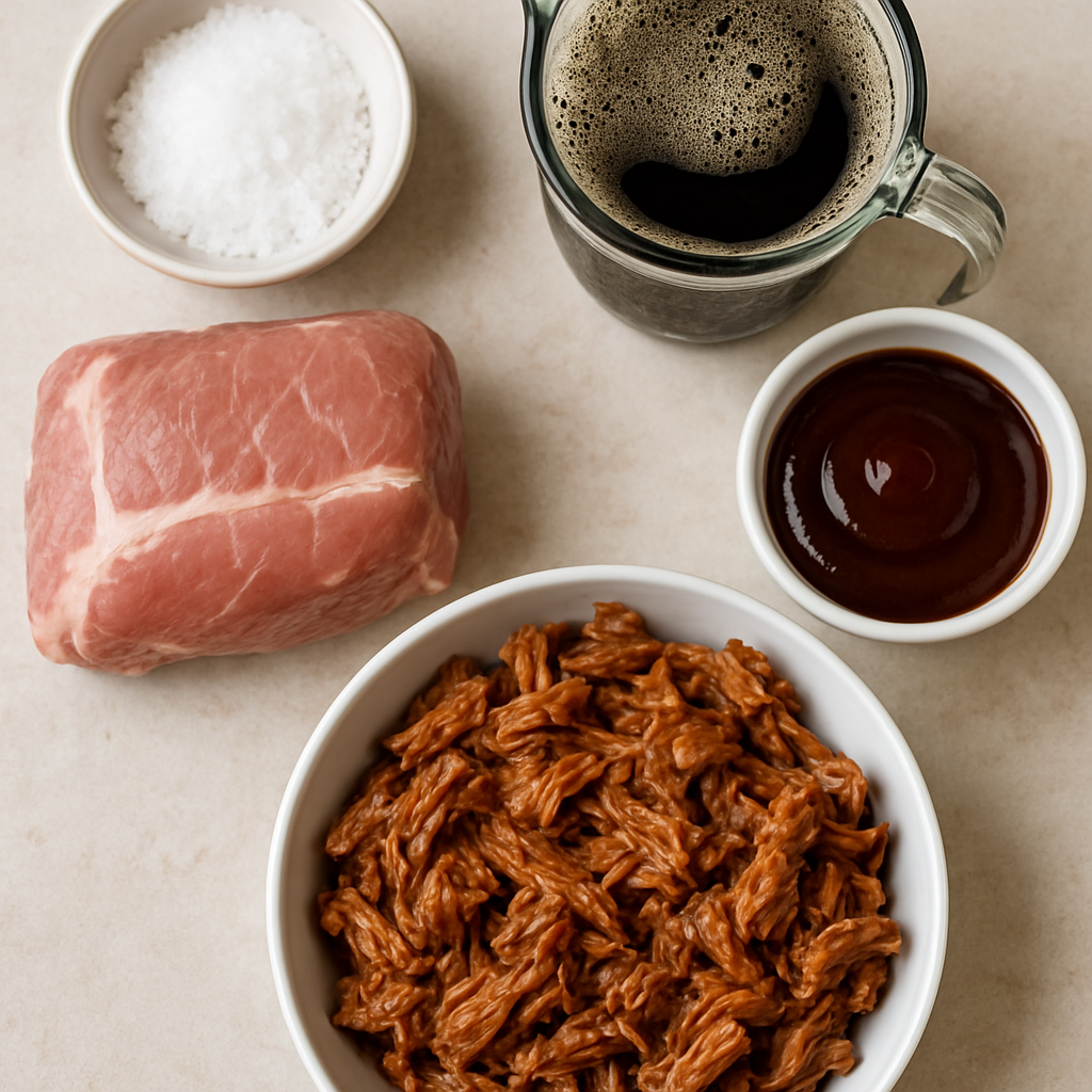 3-Ingredient Slow Cooker Root Beer Pulled Pork