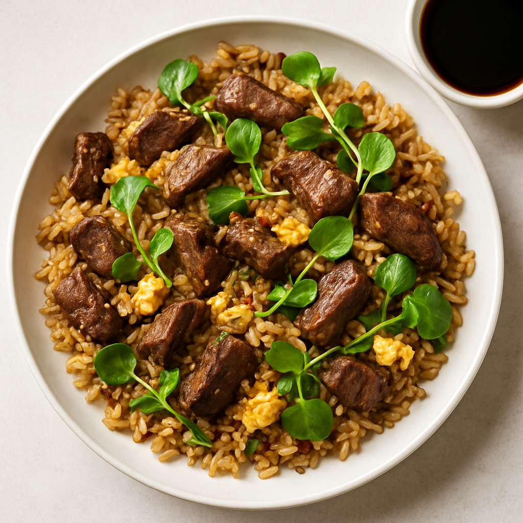 Arroz Frito con Carne