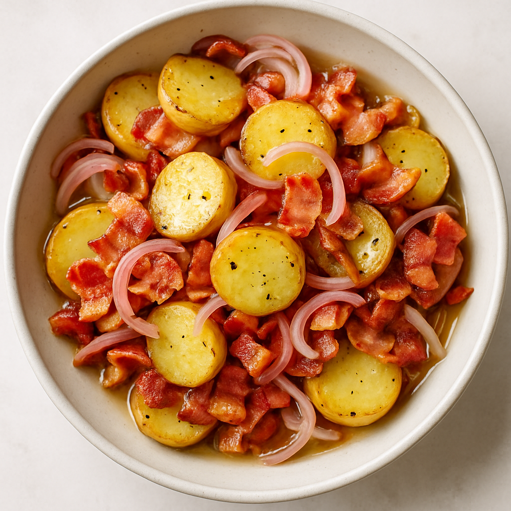 German Roasted Potato Salad
