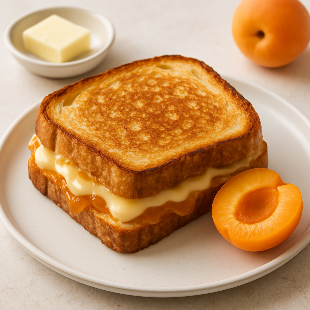 Apricot Grilled Cheese Sandwich