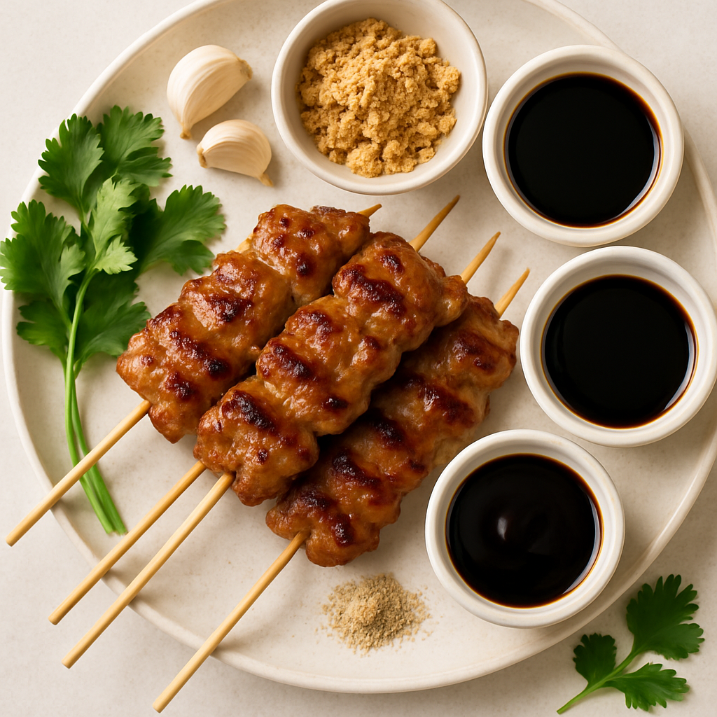 Thai-Style Grilled Pork Skewers (Moo Ping)