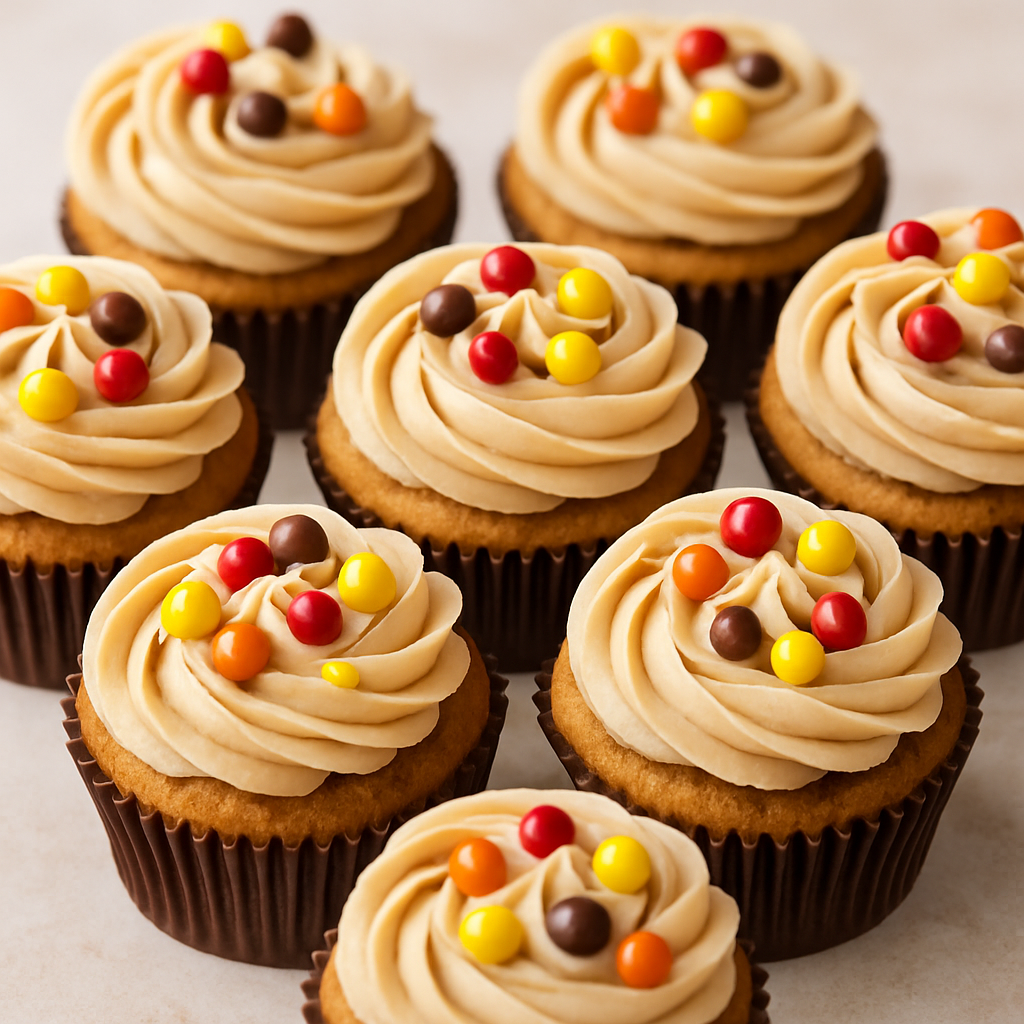 Triple Peanut Butter Cupcakes