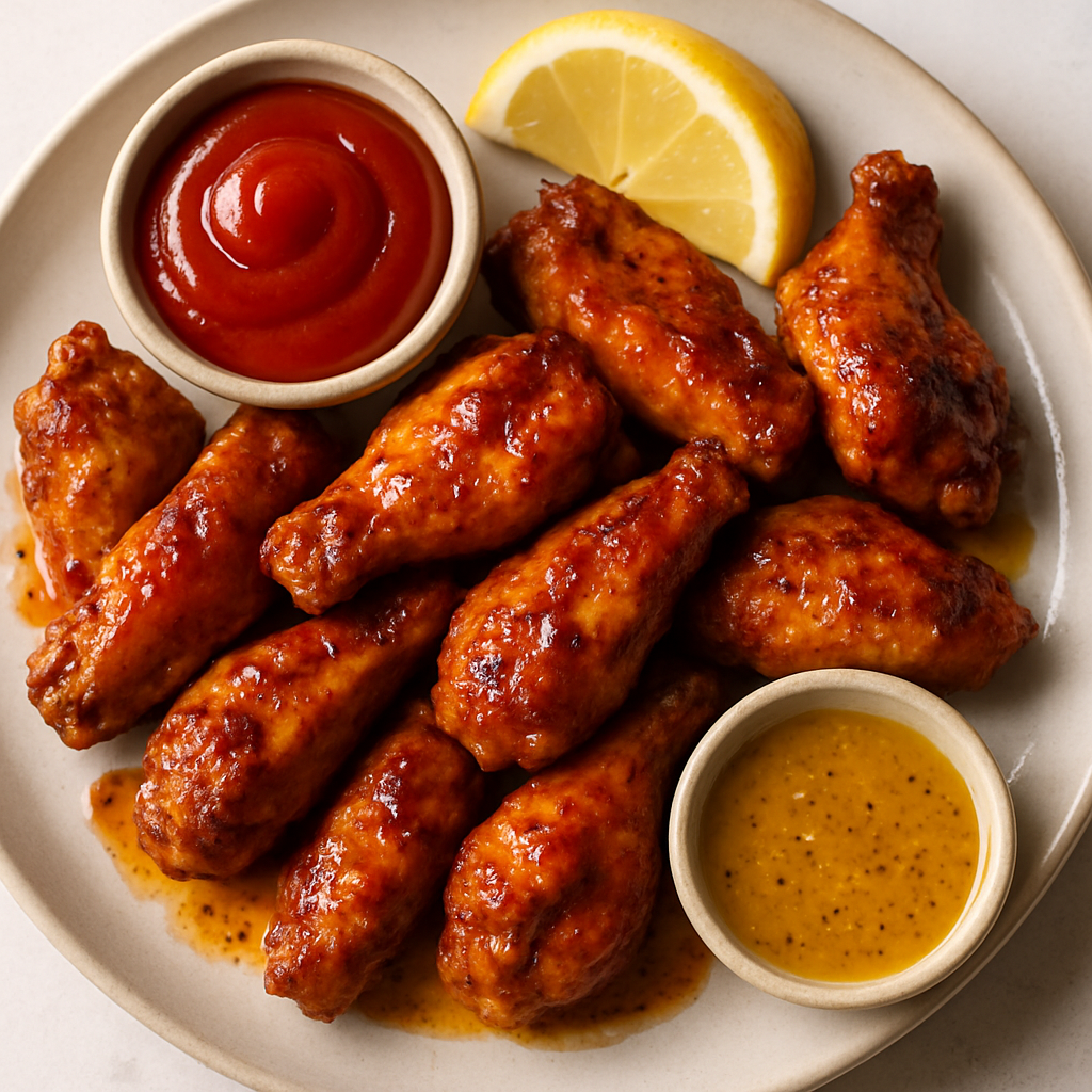 Honey Glazed Cajun Chicken Wings