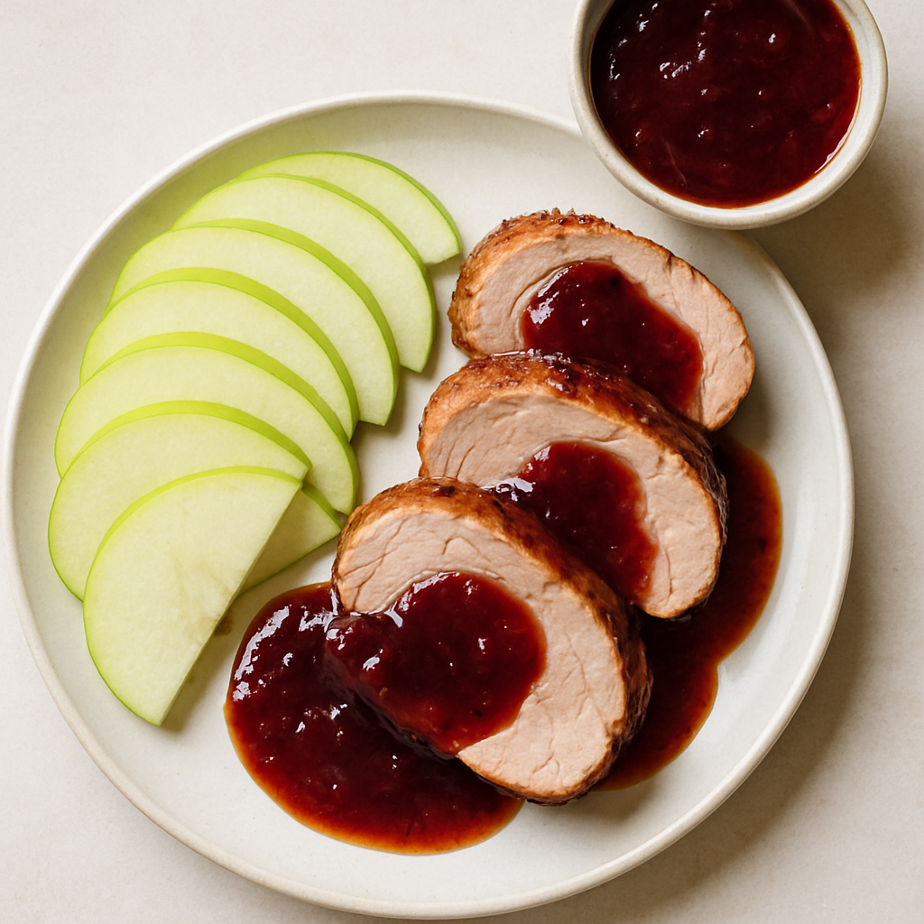Pork Tenderloin with Honey Plum Sauce
